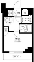 ルーブル高円寺伍番館 3階1Kの間取り