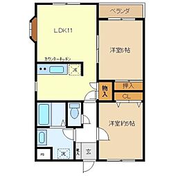 サンモールウエクサＡ 2階