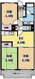 ルミエール新宿 3DKの間取図画像