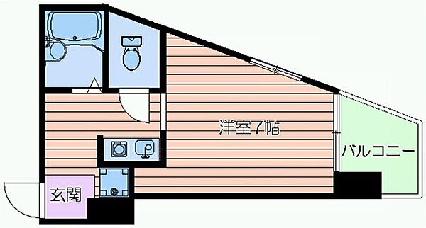 アルファコート ｜大阪府大阪市都島区都島本通５丁目(賃貸マンション1K・3階・19.50㎡)の写真 その2