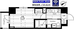 ステージファースト吾妻橋 1Kの間取図画像