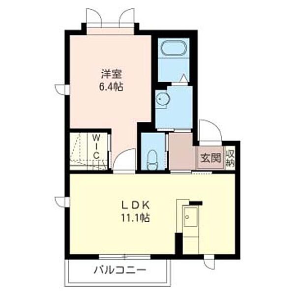 シャルマン・ミキI 00202｜埼玉県行田市緑町(賃貸アパート1LDK・2階・42.74㎡)の写真 その2