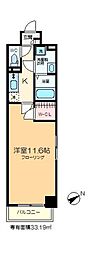 Mo-1 1Kの間取図画像