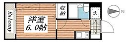 ヴォルフスガルテン護国寺 1Kの間取図画像