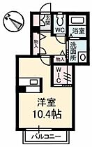 シャーメゾン真締川 A0202 ｜ 山口県宇部市北琴芝１丁目12-49（賃貸アパート1R・2階・32.73㎡） その2