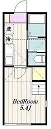 プライム緑ヶ丘 1Kの間取図画像