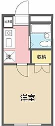 レオパレス川口第56 1Kの間取図画像