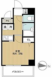 ステージファースト南麻布 1Kの間取図画像