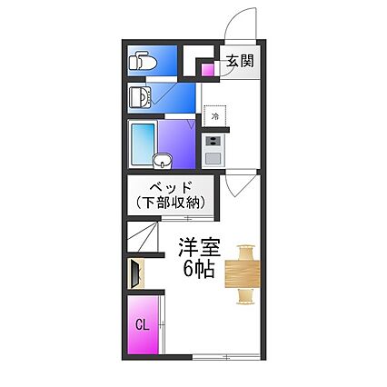レオパレスピュア_間取り_0
