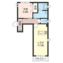 リアン 00101 ｜ 埼玉県桶川市北１丁目23-3（賃貸アパート1LDK・1階・43.50㎡） その2