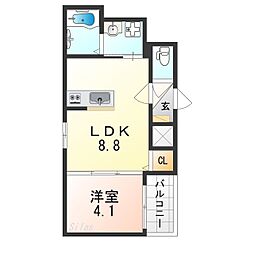 Osaka Metro四つ橋線 岸里駅 徒歩4分