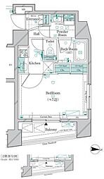 GALICIAOMORIEast 1Kの間取図画像