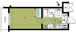PHOENIX高田馬場弐番館 1Kの間取図画像