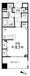 グレイスコート志村三丁目 ワンルームの間取図画像