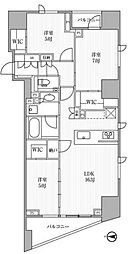 ディームス方南町 3LDKの間取図画像