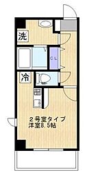 ラヴィエント南千住3 1Kの間取図画像