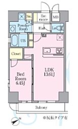 JUSEIRESIDENCE 1LDKの間取図画像