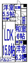 プルミエールサンコウ 602 ｜ 栃木県小山市東城南２丁目（賃貸マンション3LDK・6階・71.70㎡） その2