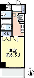 グランヴァン高田馬場 1Kの間取図画像