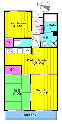 ランデスコイヌマ2_間取り_0