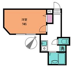 メルディア八王子北野町 1階1Kの間取り