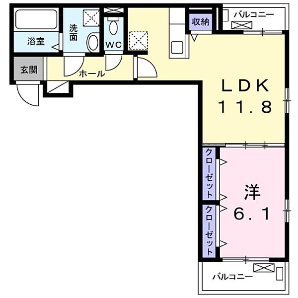 Ｙ・Ｙ・Ｙ－22 ｜大阪府泉大津市森町２丁目(賃貸アパート1LDK・3階・45.80㎡)の写真 その2