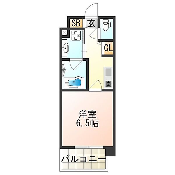 StoRK　Residence昭和町 ｜大阪府大阪市阿倍野区昭和町１丁目(賃貸マンション1K・6階・24.50㎡)の写真 その2