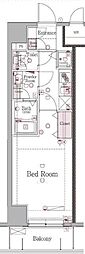AspiratiTSURUMI 1Kの間取図画像