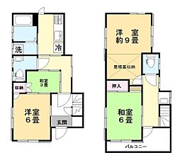 荒木貸家 1階4Kの間取り