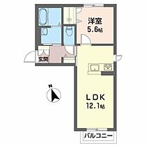 コンフォートＢ B101 ｜ 山形県山形市江俣３丁目9-5（賃貸アパート1LDK・1階・42.69㎡） その2