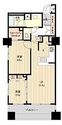 HF銀座レジデンスEAST 2LDKの間取図画像