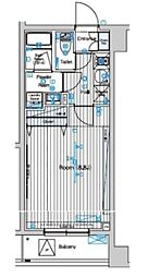 ブライズ下北沢 3階1Kの間取り