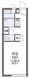 レオパレスホシノ 1Kの間取図画像