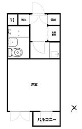 新高円寺ダイカンプラザシティ 1Kの間取図画像