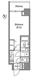 GRANPASEO田端C 1Kの間取図画像