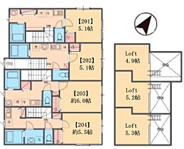 Maison de F Yurigaoka 202. ｜ 神奈川県川崎市麻生区高石２丁目（賃貸アパート1K・2階・24.11㎡） その2