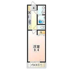 メゾン長曽根B棟 2階