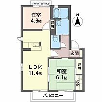 リヴェールＢ 202 ｜ 福島県いわき市平南白土字八ツ坂80-6（賃貸アパート2LDK・2階・52.50㎡） その2