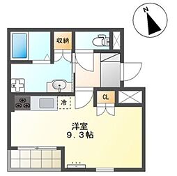 アンビシャス千葉城前 ワンルームの間取図画像