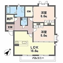 パルティール東須磨Ａ A202 ｜ 兵庫県神戸市須磨区若木町２丁目1-11（賃貸アパート2LDK・2階・75.19㎡） その2