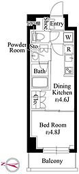 GRANPASEO清澄白河2 1DKの間取図画像