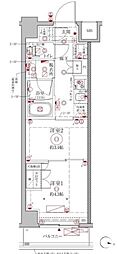 クレイシアIDZ幡ヶ谷 2Kの間取図画像