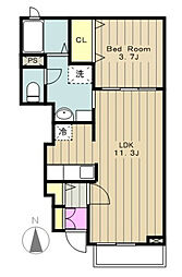 ジュネス ヴィラ 1階/104