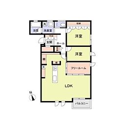 (仮称)港区白金台2丁目計画 3LDKの間取図画像