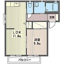 コスモパレス昴　Ｊ 00201 ｜ 栃木県下都賀郡野木町大字丸林640-23（賃貸アパート1LDK・2階・43.01㎡） その2