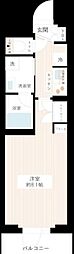 ジュイールパルフェ西新井 1Kの間取図画像