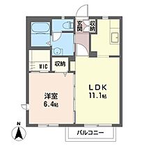 ベルデュールIII 00201 ｜ 埼玉県さいたま市桜区大字下大久保967-2（賃貸アパート1LDK・2階・42.36㎡） その2