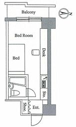 アレックス日乃本 7階ワンルームの間取り