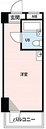 トップルーム品川 ワンルームの間取図画像