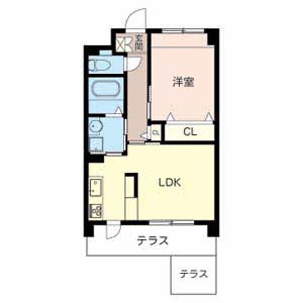 メロッソ福島 0106｜大阪府大阪市福島区大開３丁目(賃貸マンション1LDK・1階・40.59㎡)の写真 その2